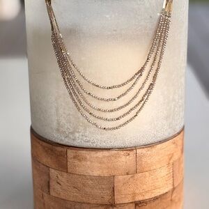 Elegant Gold Beaded Necklace